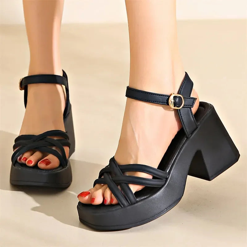 Padded High Heel Sandals Molinna