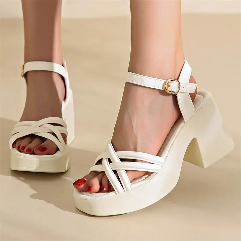 Padded High Heel Sandals Molinna